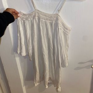 White Off the shoulder Top